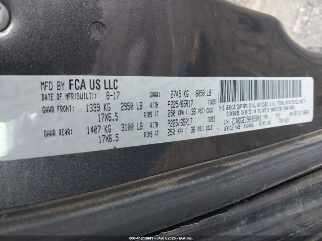 2C4RDGEG5HR858849 Dodge Grand Caravan Gt