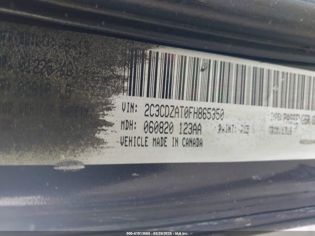 Dodge Challenger R/t 2015 2C3CDZAT0FH865350 Image 9