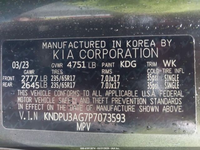 2023 KIA SPORTAGE HYBRID KNDPU3AG7P7073593 Photo 8