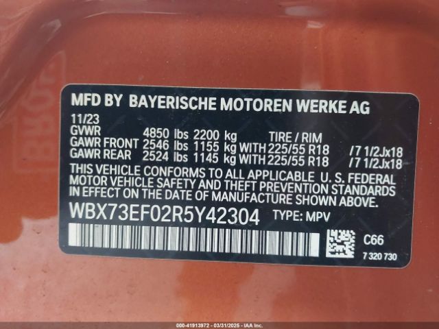 2024 BMW X1 WBX73EF02R5Y42304 Photo 8