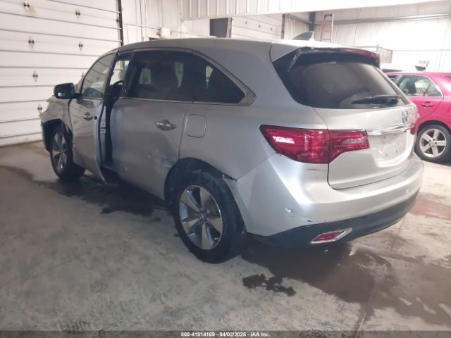 2014 ACURA MDX 5FRYD4H26EB019602 Photo 2