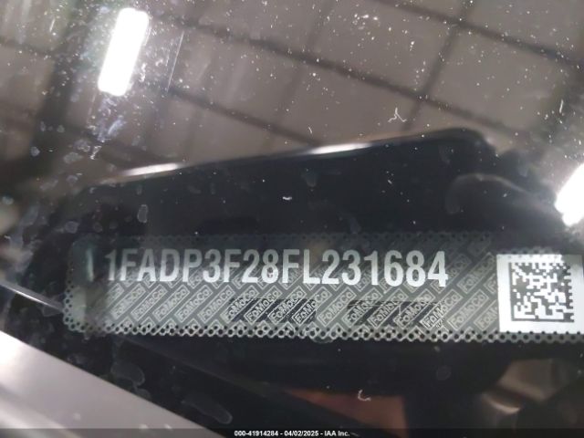 1FADP3F28FL231684 Ford FOCUS SE