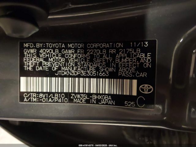 JTDKN3DP3E3051663 Toyota Prius Plug-in Advanced