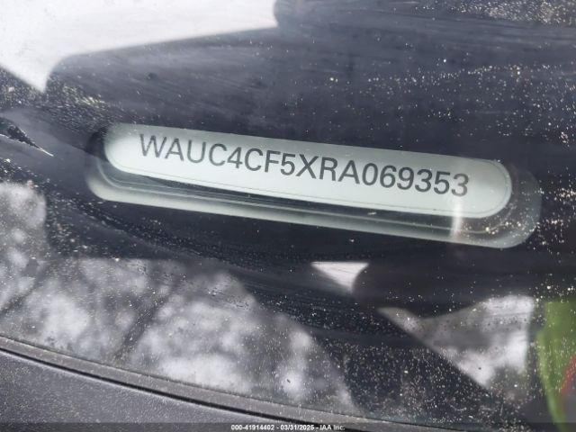WAUC4CF5XRA069353 Audi S5 Sportback Premium Plus Tfsi Quattro Tiptronic