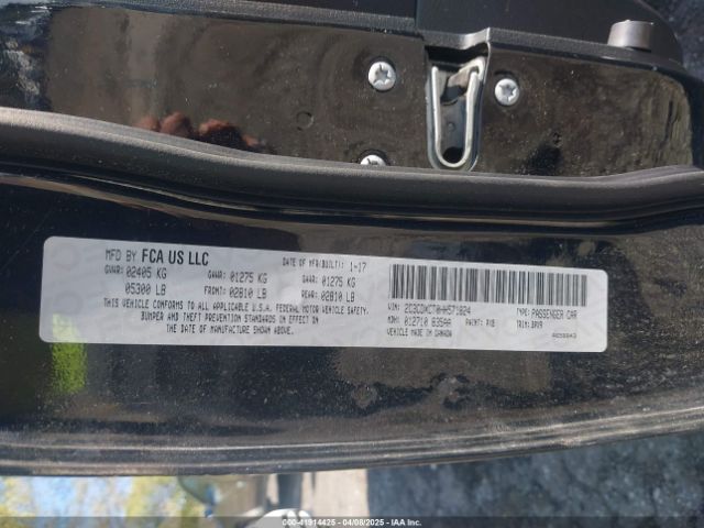 2C3CDXCT0HH571824 Dodge Charger R/t Rwd