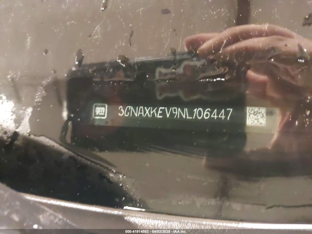 3GNAXKEV9NL106447 Chevrolet Equinox Fwd Lt