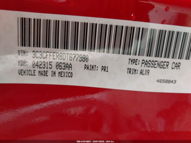 2013 FIAT 500C 3C3CFFER8DT677980 Photo 8