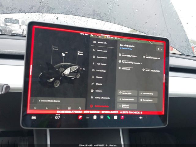 5YJ3E1EB8LF712583 Tesla Model 3 Long Range Dual Motor All-wheel Drive