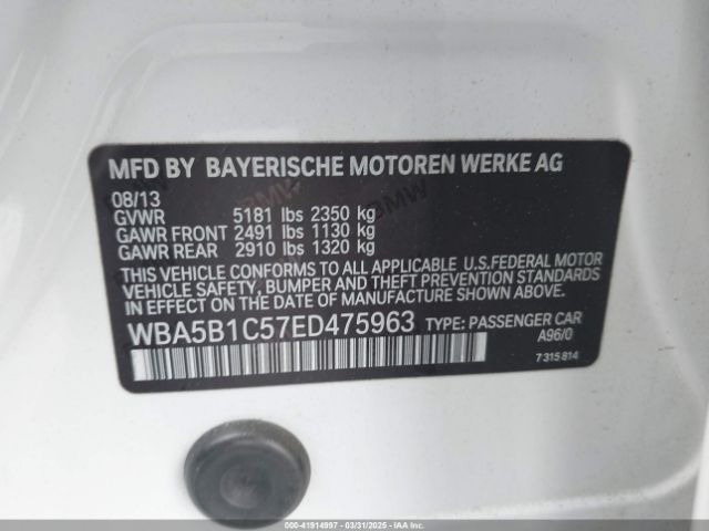 WBA5B1C57ED475963 BMW 535i