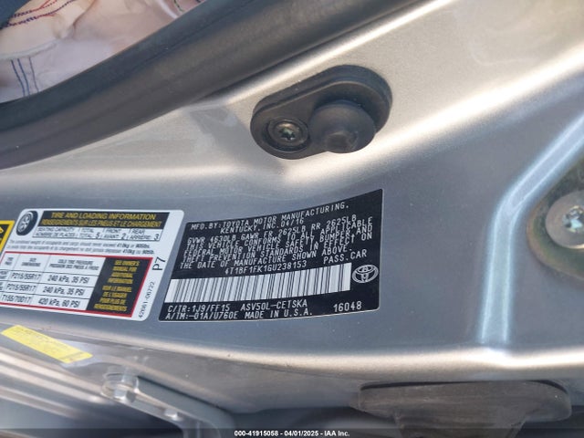 4T1BF1FK1GU238153 Toyota CAMRY SE