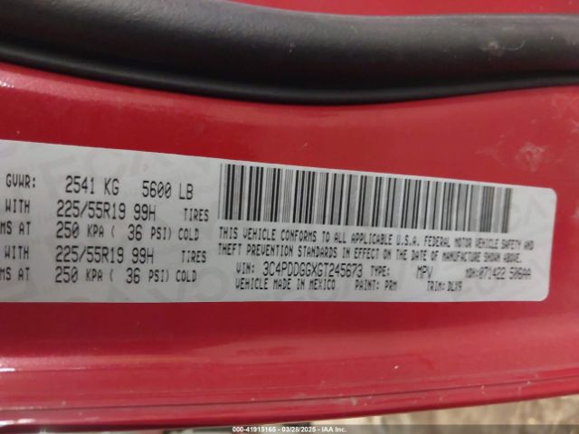 3C4PDDGGXGT245673 Dodge Journey Crossroad Plus