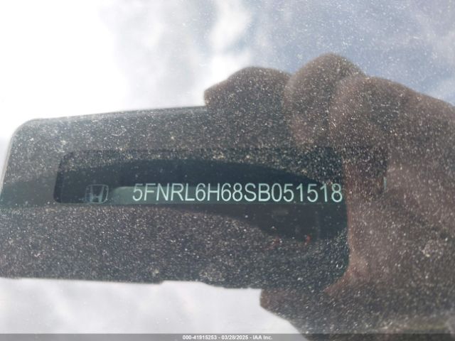 5FNRL6H68SB051518 Honda Odyssey Ex-l