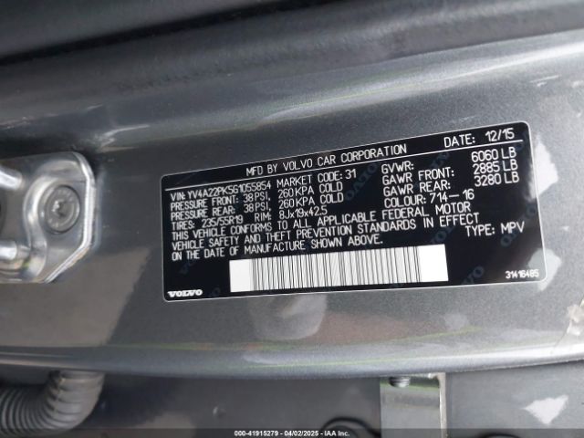 YV4A22PK5G1055854 Volvo Xc90 T6 Momentum