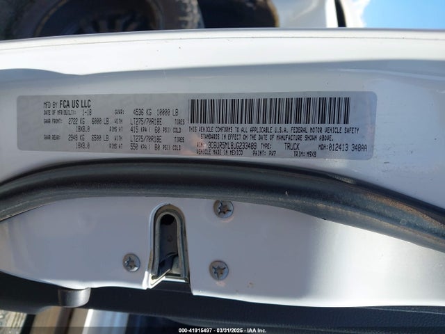 3C6UR5ML8JG233489 RAM 2018