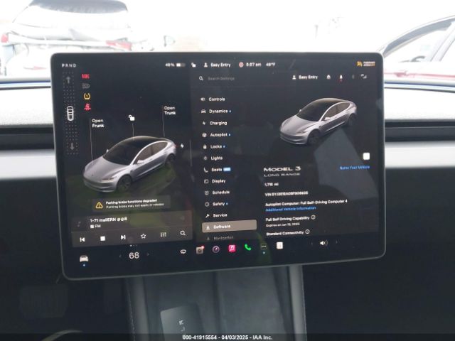 2025 TESLA MODEL 3 5YJ3E1EA0SF906935 Photo 6
