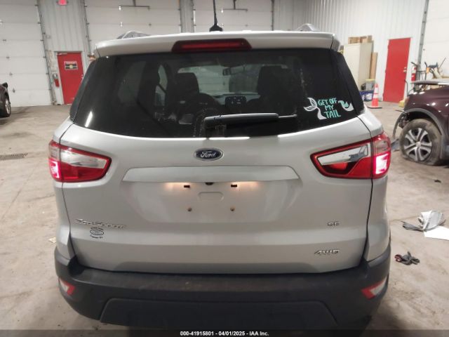 MAJ6S3GLXKC307981 Ford Ecosport Se
