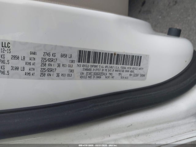2C4RC1BG8GR255414 Chrysler Town & Country Touring