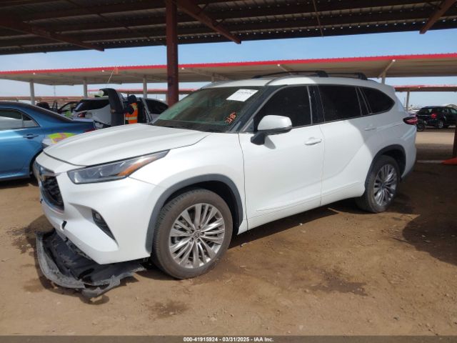 5TDFARAH5NS014075 Toyota Highlander Hybrid Platinum