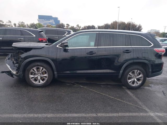 5TDKKRFHXFS109236 Toyota Highlander Xle V6