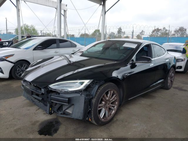 2021 TESLA MODEL S 5YJSA1E26MF424697 Photo 1