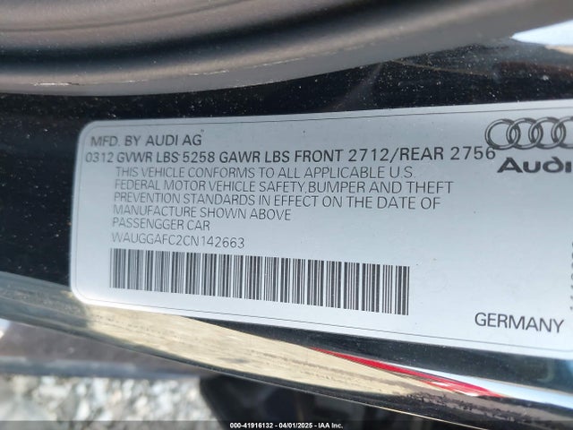 2012 AUDI A6 WAUGGAFC2CN142663 Photo 8