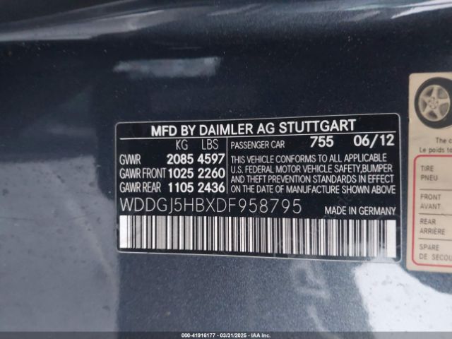 2013 MERCEDES-BENZ C 350 WDDGJ5HBXDF958795 Photo 8