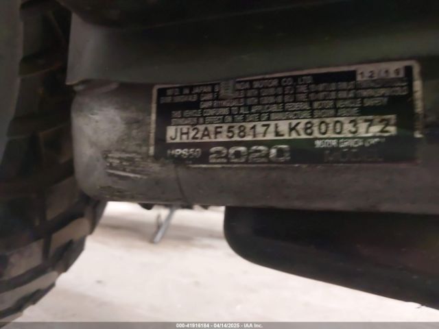 2020 HONDA NPS50 JH2AF5817LK800372 Photo 9