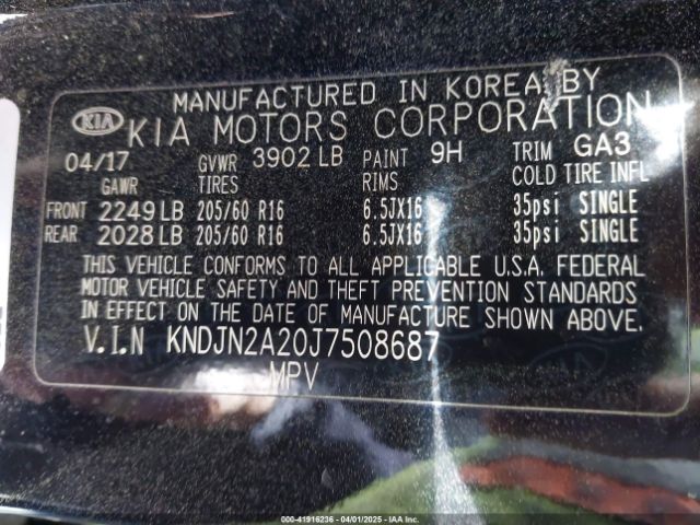 KNDJN2A20J7508687 KIA Soul