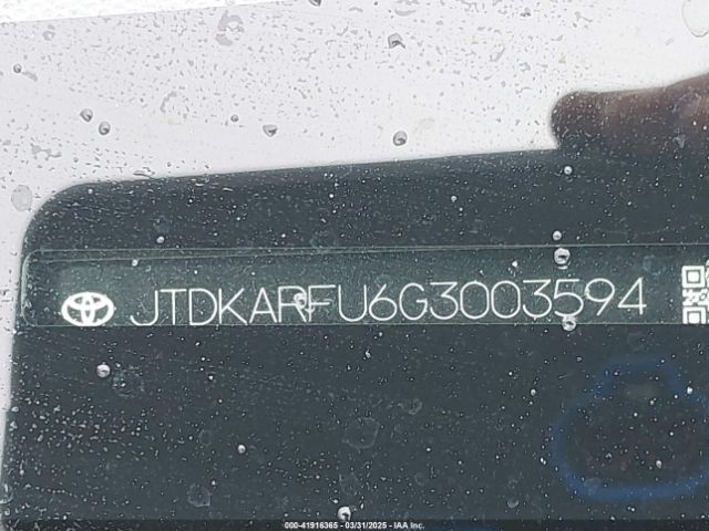 JTDKARFU6G3003594 Toyota Prius Three Touring