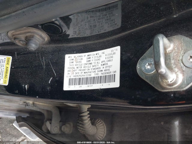 Honda k24w1 2015 1HGCR2F82FA132368 Image 9