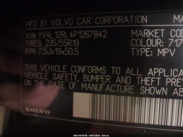 YV4L12RL4P1267842 Volvo Xc60 B5 Plus Dark Theme