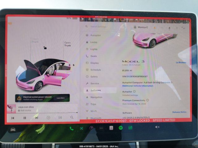 5YJ3E1EA5JF169097 Tesla Model 3 Long Range/mid Range