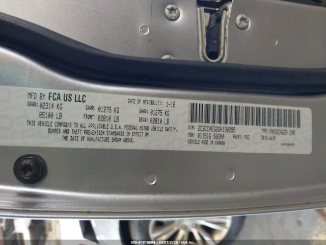 2016 CHRYSLER 300C 2C3CCAEG2GH190295 Photo 8