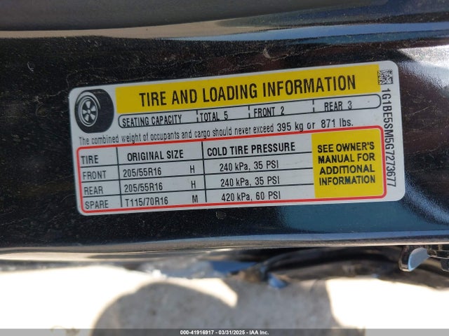 1G1BE5SM5G7273677 Chevrolet Cruze Lt Auto