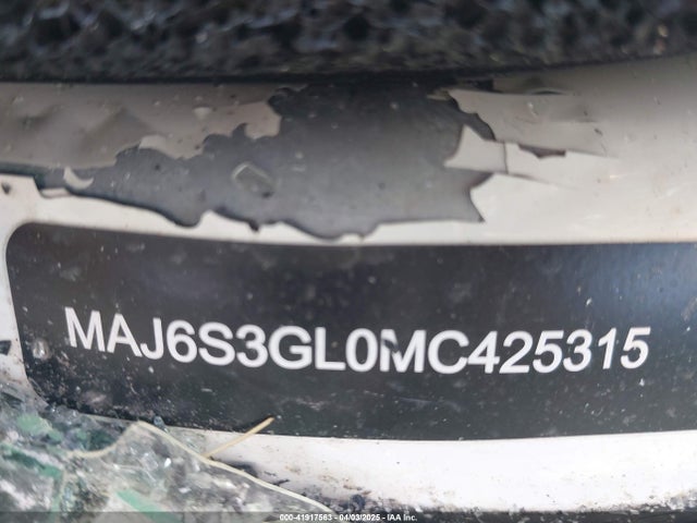 Продаж на аукціоні авто 2021 Ford Ecosport Se, vin: MAJ6S3GL0MC425315, номер лоту: 41917563