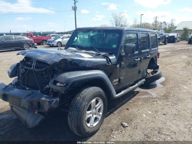 1C4HJXDG3JW274615 Jeep Wrangler Unlimited Sport S 4x4