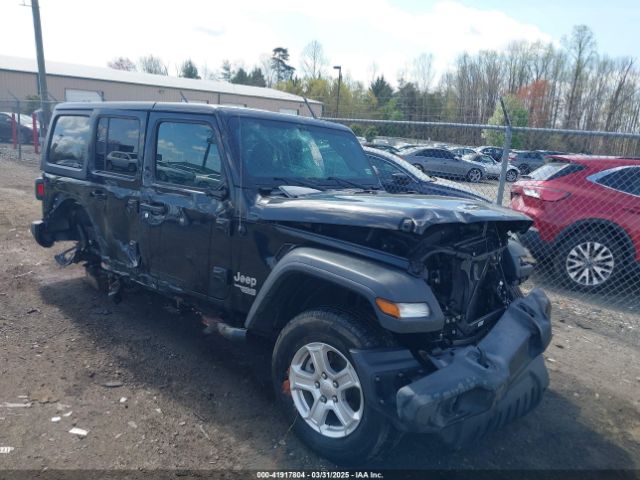 1C4HJXDG3JW274615 Jeep Wrangler Unlimited Sport S 4x4