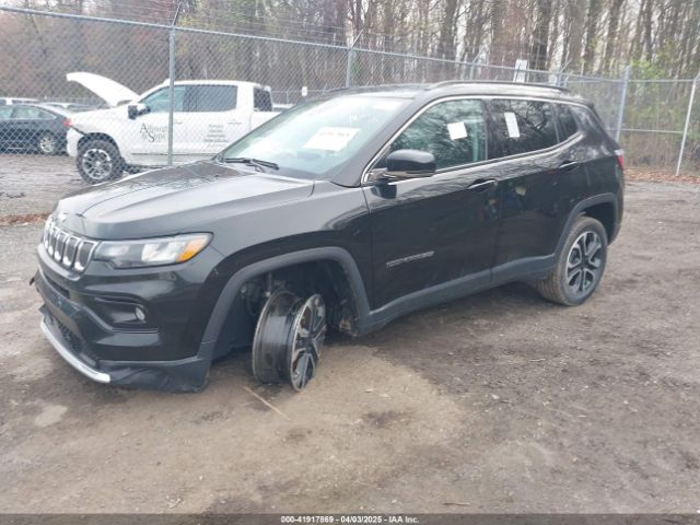 3C4NJDCB1NT108788 Jeep Compass Limited 4x4