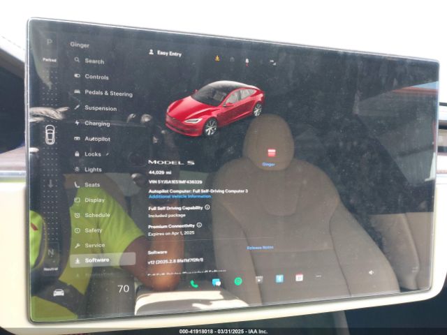 5YJSA1E51MF436329 Tesla Model S Long Range Dual Motor All-wheel Drive