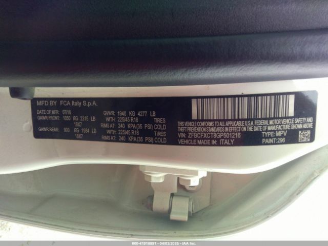 2016 FIAT 500X ZFBCFXCT8GP501216 Photo 8