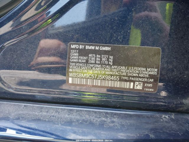 WBS8M9C57J5K98465 BMW M3 Cs