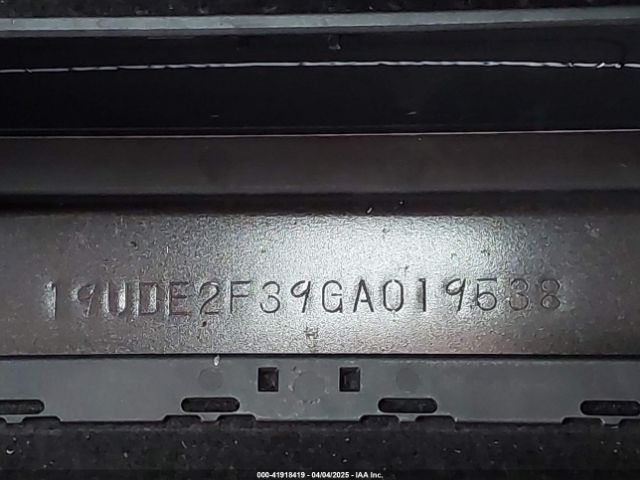 19UDE2F39GA019538 Acura Ilx 2.4l/acurawatch Plus Package