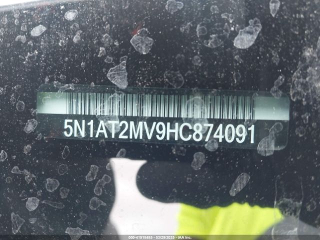 5N1AT2MV9HC874091 Nissan ROGUE SV