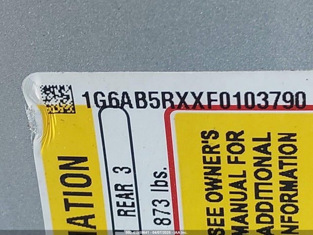 2015 CADILLAC ATS 1G6AB5RXXF0103790 Photo 8