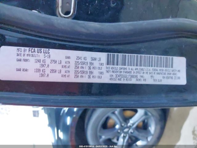 3C4PDDGG2JT388205 Dodge Journey Crossroad Awd