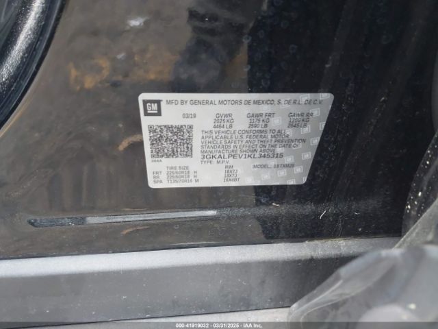 3GKALPEV1KL345315 GMC Terrain Slt