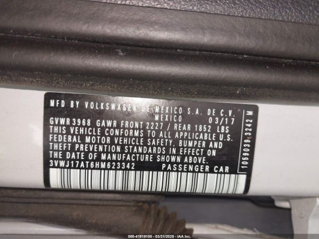 3VWJ17AT6HM623342 Volkswagen Beetle 1.8t Se/1.8t Sel