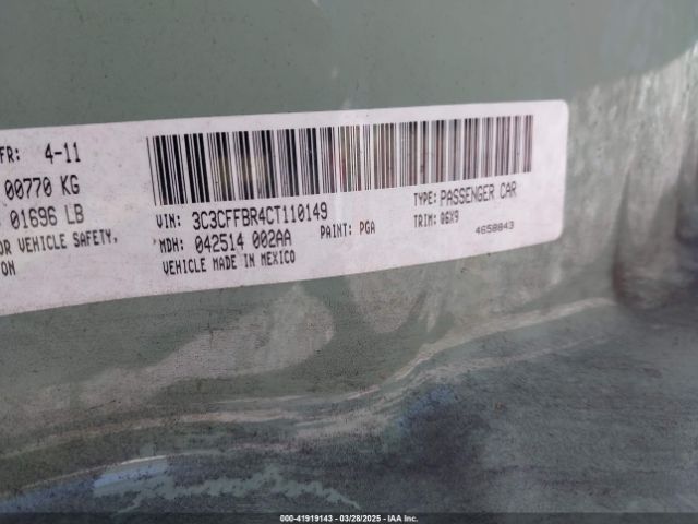 2012 FIAT 500 3C3CFFBR4CT110149 Photo 8