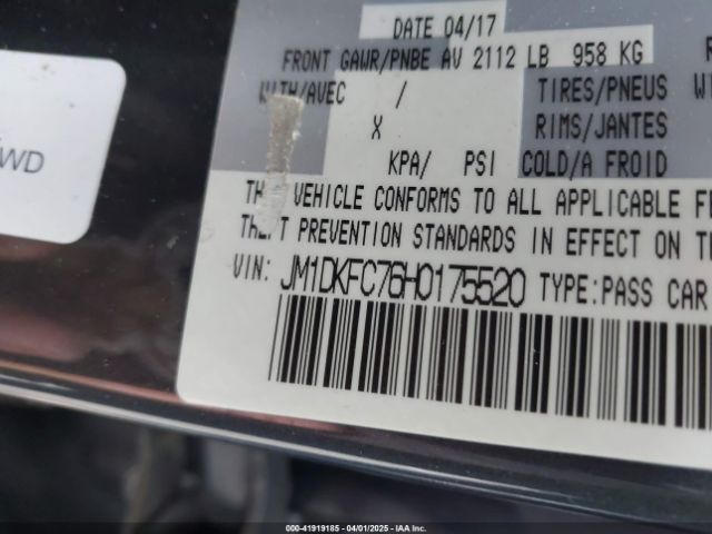 JM1DKFC76H0175520 Mazda Cx-3 Touring