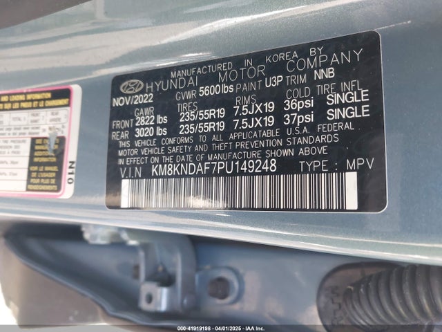 Hyundai Ioniq 5 Sel 2023 KM8KNDAF7PU149248 Image 9